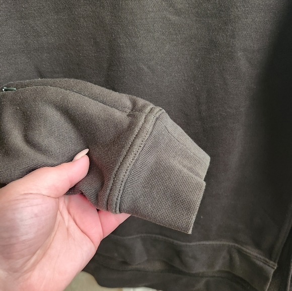 Nike- Dark Olive Crew Neck  Sweatshirt - Picture 5 of 8